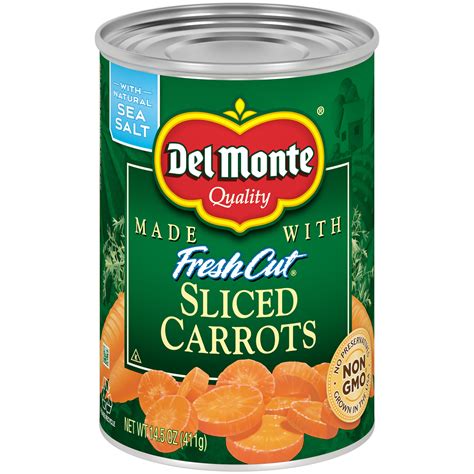 Are Delmonte canned carrots gluten free
